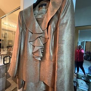 Beautiful Golden Tan Soft Twill Suit